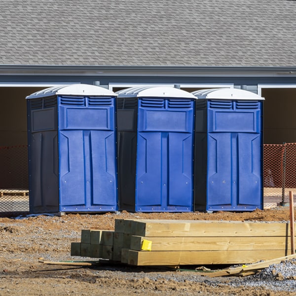 how often are the porta potties cleaned and serviced during a rental period in Eatonton Georgia